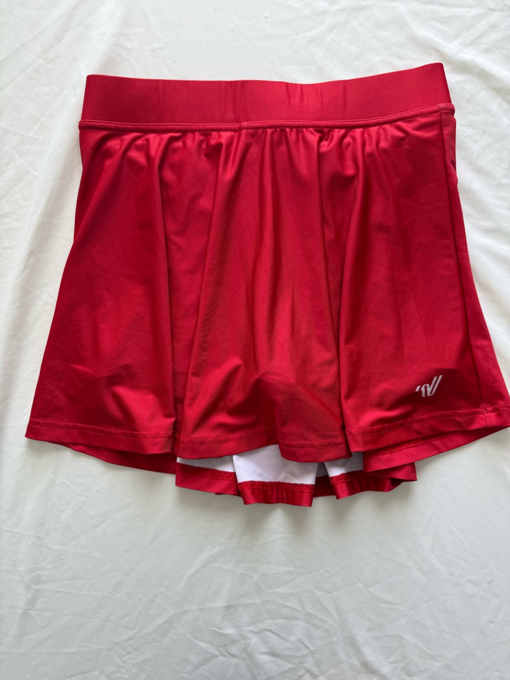 Varsity Spirit Red Pleated Cheer Skort S Athleisure Activewear Practice Running